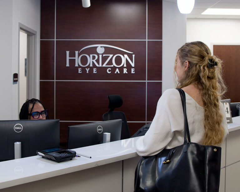 front desk at Horizon Eye Care