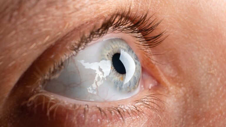 extreme close up of an eye